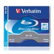 BD-RE BluRay lemez, újraírható, 25GB, 1-2x, 1 db, normál tok, VERBATIM