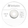 CD-R lemez, 700MB, 52x, 10 db, vékony tok, VERBATIM "DataLife"