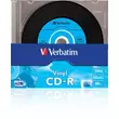 CD-R lemez, bakelit lemez-szerű felület, AZO, 700MB, 52x, 10 db, vékony tok, VERBATIM 