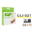 Canon -hoz,  CLI-521Y sárga CHIPES utángyártott tintapatron ~300 oldalas  (CLI521)