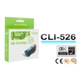 Canon -hoz CLI-526 C (cián) utángyártott tintapatron !CHIPES! ~450 oldalas