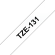 Feliratozógép szalag, 12mm x 8m, BROTHER, átlátszó-fekete (TZE-131)  12mm széles, 8 méter hosszú / kazetta