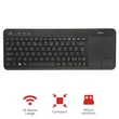 Trust Veza Wireless Touchpad Keyboard HU billentyűzet (21268)