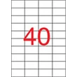 Etikett, univerzális, 52,5x29,7 mm, APLI, 20000 etikett/csomag
