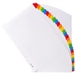 Regiszter, karton, A4, 1-31, EXACOMPTA, fehér