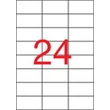 Etikett, univerzális, 70x37 mm, APLI, 600 etikett/csomag