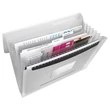 Harmonikamappa, A4, PP, 6 rekeszes, ESSELTE 
