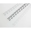 Spirál, fém, 2:1, 8 mm, 70 lap, GBC 