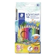 Akvarell ceruza készlet, hatszögletű, ecsettel, STAEDTLER 