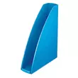 Iratpapucs, műanyag, 60 mm, elöl nyitott, LEITZ "Wow", kék