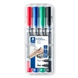 Alkoholos marker készlet, 0,6/1,5 mm, kúpos, kétvégű, STAEDTLER 