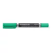 Alkoholos marker, 0,6/1,5 mm, kúpos, kétvégű, STAEDTLER 