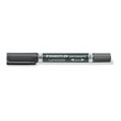 Alkoholos marker, 0,6/1,5 mm, kúpos, kétvégű, STAEDTLER 