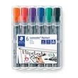 Flipchart marker készlet, 2 mm, kúpos, STAEDTLER 