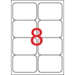 Etikett, univerzális, 99,1x67,7 mm, kerekített sarkú, APLI, 800 etikett/csomag