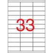 Etikett, univerzális, 70x25,4 mm, APLI, 3300 etikett/csomag