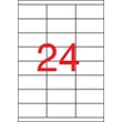 Etikett, univerzális, 70x35 mm, APLI, 2400 etikett/csomag
