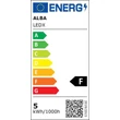 Asztali lámpa, LED, 3-5,5 W, ALBA 