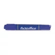 Alkoholos marker, 0,8/6,0 mm, kúpos/vágott, kétvégű, FLEXOFFICE 