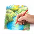 Akvarell ceruza készlet, hatszögletű, fémdobozos, STAEDTLER® "146 10G", 12 különböző szín
