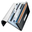 Harmonikamappa, A4, PP, 6 rekeszes, LEITZ 