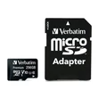 Memóriakártya, microSDXC, 256GB CL10/U1, 90/10 MB/s, adapter, VERBATIM 