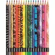 Színes ceruza készlet, háromszögletű, MAPED "Color`Peps Animal", 18 különböző szín