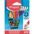 Színes ceruza készlet, háromszögletű, MAPED 