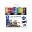 Alkoholos marker készlet, 0,5/3,0 mm, kétvégű, STAEDTLER 