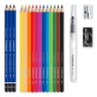 Akvarell ceruza készlet, ecsettel, radírral, hegyezővel, grafitceruzával, STAEDTLER® 