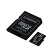 Memóriakártya, microSDXC,64GB, CL10/UHS-I/U1/V10/A1, adapter, KINGSTON 