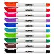 Tábla- és flipchart marker készlet, 1-3 mm kúpos, KORES 