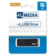 Pendrive, 16GB, USB 2.0, MYMEDIA (by VERBATIM)