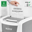 Iratmegsemmisítő, konfetti, 150 lap, LEITZ 