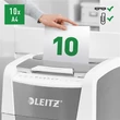 Iratmegsemmisítő, konfetti, 300 lap, LEITZ 