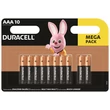 Elem, AAA mikro, 10 db, DURACELL 