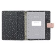 Kalendárium, gyűrűs, betétlapokkal, pocket méret, FILOFAX, 