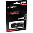 Pendrive, 256GB, USB 3.2, titkosított, EMTEC 