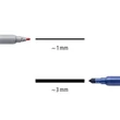 Filctoll készlet, 1/3 mm, kétvégű, STAEDTLER® 