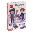 Mágneses készségfejlesztő készlet, 40 db, APLI Kids 