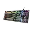 Billentyűzet, vezetékes, gaming, USB, HUN, TRUST 