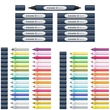 Kétvégű marker készlet, 72 darabos, SCHNEIDER "Paint-It 040 Twin marker Set complete", 30 különböző szín