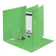 Iratrendező, 80 mm, A4, karton, újrahasznosított, LEITZ "180 Recycle", zöld