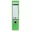 Iratrendező, 80 mm, A4, karton, újrahasznosított, LEITZ "180 Recycle", zöld