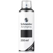 Akrilfesték spray, 200 ml, SCHNEIDER "Paint-It 030", fekete