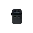 Utazó adapter, univerzális, USB-A(QC 3.0)/USB-C(PD20W)2xUSB, VERBATIM 