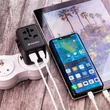 Utazó adapter, univerzális, USB-A(QC 3.0)/USB-C(PD20W)2xUSB, VERBATIM 