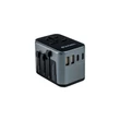 Utazó adapter, univerzális, USB-A(QC 3.0)/USB-C(PD30W)2xUSB, VERBATIM 