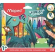 Filctoll készlet, 5 mm, kimosható, vastag, MAPED 