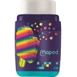 Hegyező és radír, kétlyukú, tartályos, pótradírral, MAPED 